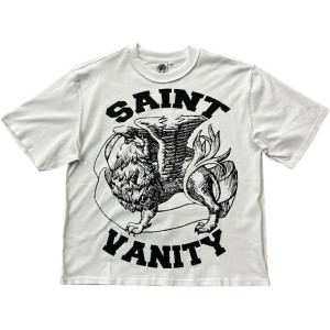 SAINT VANITY WHITE/BLACK GRIFFIN TEE