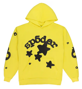 SP5DER YELLOW BELUGA HOODIE