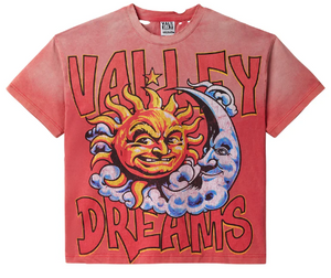 VALE FOREVER RED THRASHED SUN TEE