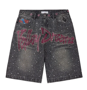 VALE FOREVER BLACK ICED OUT JORTS