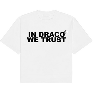 KIXKZ WHITE/BLACK IN DRACO WE TRUST TEE