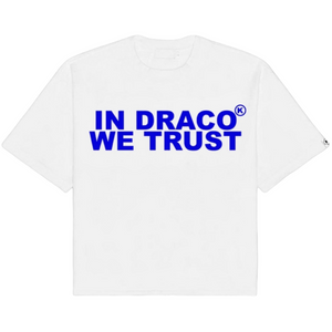 KIXKZ WHITE/BLUE IN DRACO WE TRUST TEE
