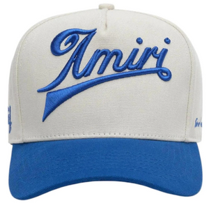 AMIRI CREAM/ROYAL TWO TONED HAT