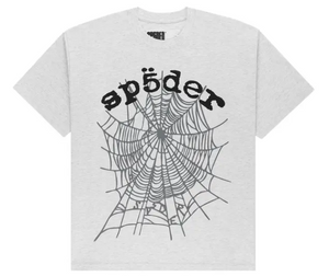 SP5DER HEATHER GREY OG WEB V2 TEE
