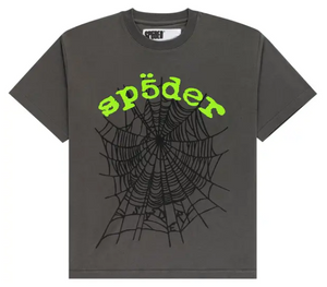 SP5DER SLATE GREY OG WEB V2 TEE