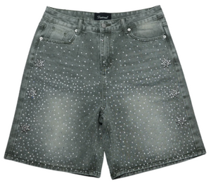 FRATERNAL WASHED OLIVE ASTRO JORTS