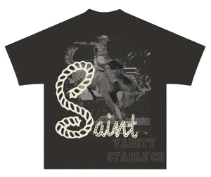 SAINT VANITY FADED BLACK STABLE TEE