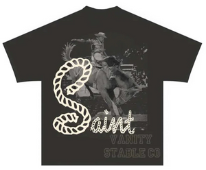 SAINT VANITY FADED BLACK STABLE TEE