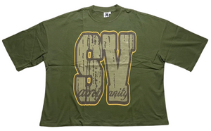 SAINT VANITY GREEN SV LOGO TEE