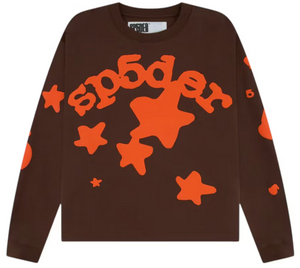 SP5DER BROWN BELUGA L/S TEE SP5DER BROWN BELUGA L/S TEE
