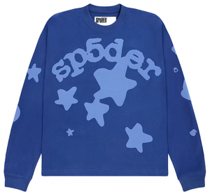 SP5DER BLUE BELUGA L/S TEE SP5DER BLUE BELUGA L/S TEE