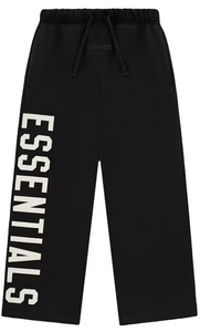 ESSENTIALS BLACK FLEECE BIG LOGO SWEATPANTS