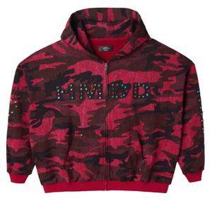 HMDD RED CAMO CHIMSTONE ZIP