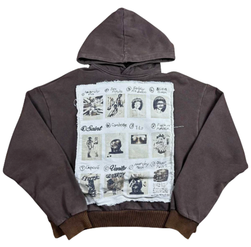 SAINT VANITY BROWN VAIN HOODIE