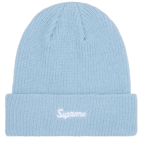 SUPREME SKY BLUE GAUGE BEANIE