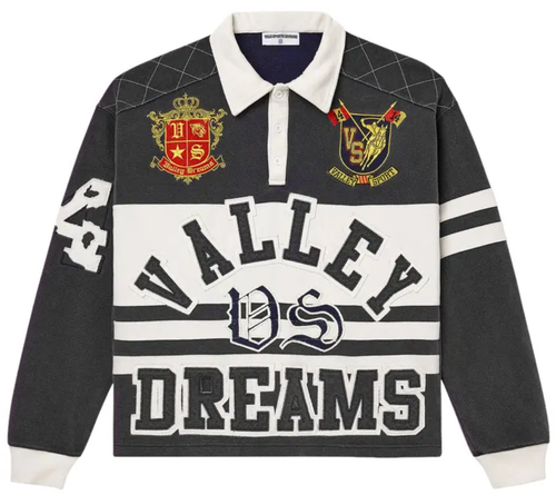VALE FOREVER BLACK DREAMS RUGBY L/S