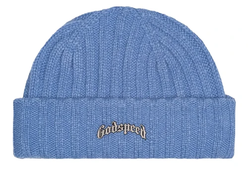 GODSPEED FROSTED BLUE OG LOGO BEANIE