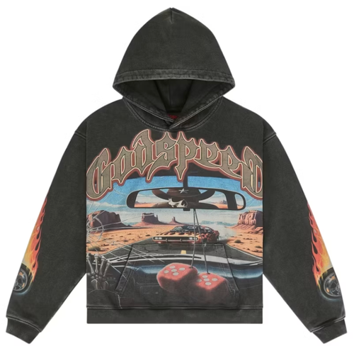 GODSPEED BLACK ON THE RUN HOODIE