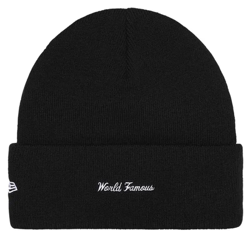 SUPREME X NEW ERA BLACK BOX LOGO BEANIE (FW25)