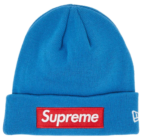 SUPREME X NEW ERA CYAN BOX LOGO BEANIE (FW25)