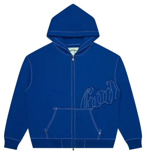 GODSPEED BLUE OG LOGO STITCHED SET