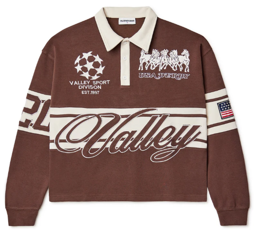 VALE FOREVER CHOCOLATE DERBY RUGBY L/S