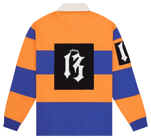 GODSPEED ORANGE/BLUE CLASSIC FIELD RUGBY L/S