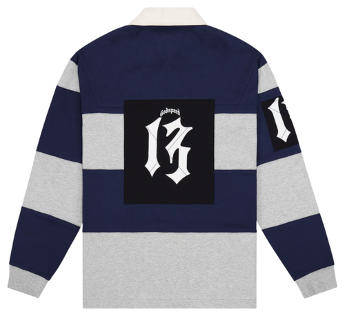 GODSPEED NAVY/GREY CLASSIC FIELD RUGBY L/S