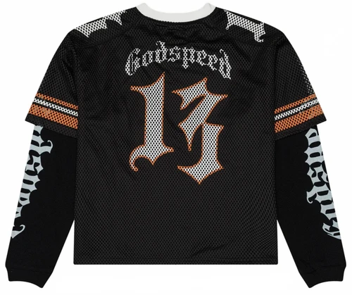 GODSPEED BLACK/ORANGE TD LAYERED JERSEY