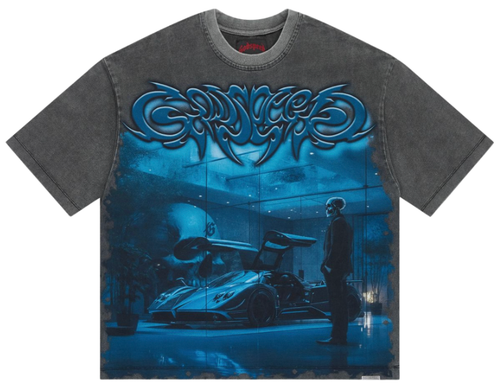 GODSPEED GREY WASH MIAMI SHOWROOM TEE