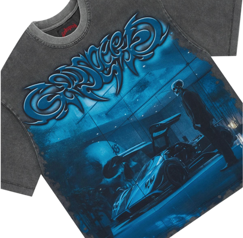 GODSPEED GREY WASH MIAMI SHOWROOM TEE