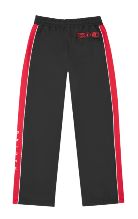 GODSPEED BLACK/RED GRC TRACK PANTS