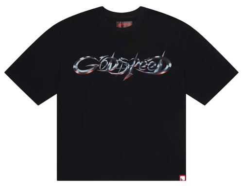 GODSPEED BLACK NEW AGE LOGO TEE