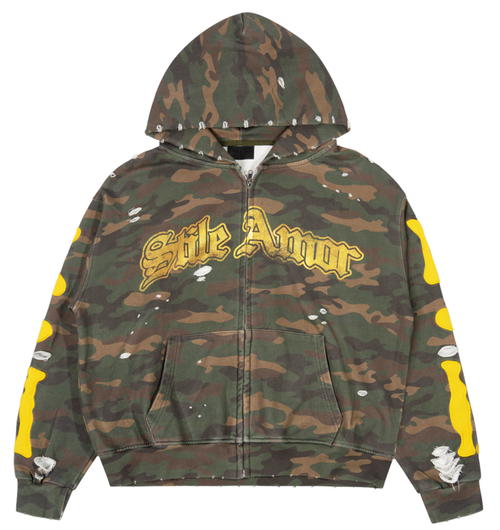 STILE DÈ AMOR CAMO DI SKELE ZIP