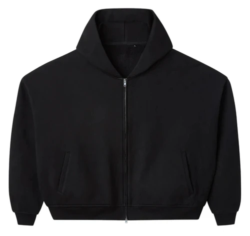 HMDD BLACK BLANK ZIP