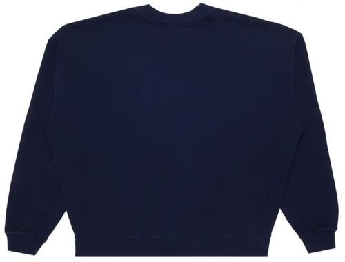 SP5DER NAVY VARSITY WEB CREWNECK