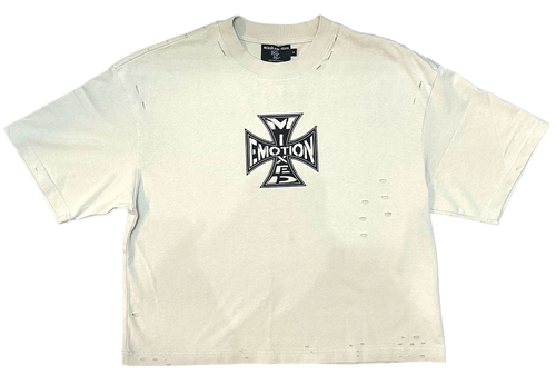 MIXED EMOTION CREAM 'CLASSIC' TEE