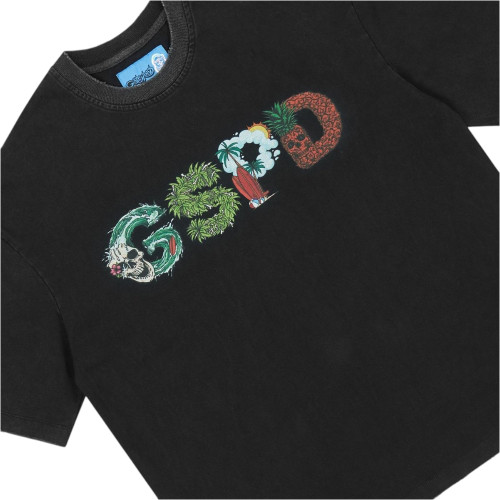 GODSPEED BLACK SURFS UP TEE