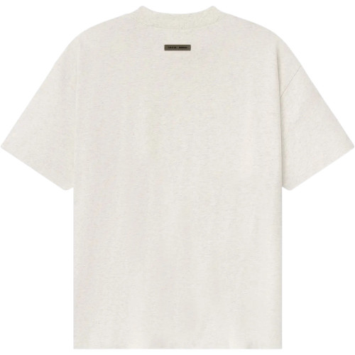 ESSENTIALS OATMEAL HEATHER CLASSIC TEE