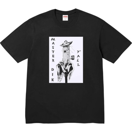 SUPREME X MIKE KELLEY BLACK TEE