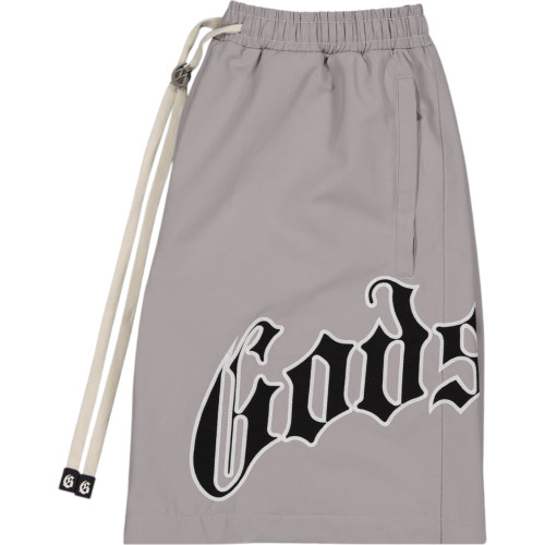 GODSPEED GREY OG LOGO NYLON SHORTS