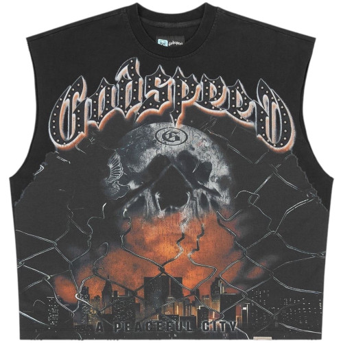 GODSPEED BLACK FENCES SLEEVELESS TEE