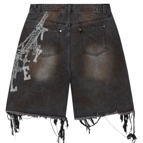 VALE FOREVER BLACK CHAIN JORTS