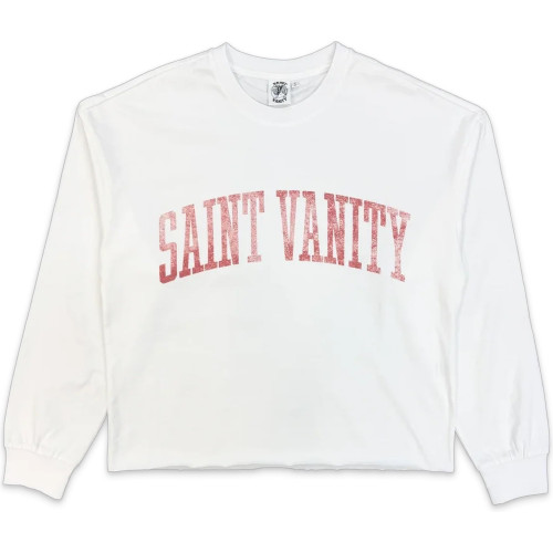 SAINT VANITY WHITE/RED STANDARD L/S