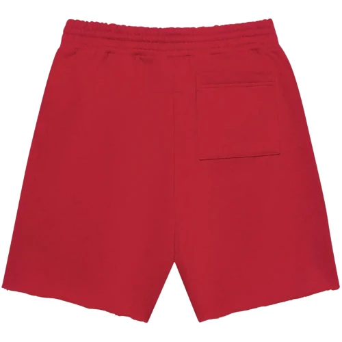 SP5DER RED ANGEL NUMBER 555 SWEATSHORTS