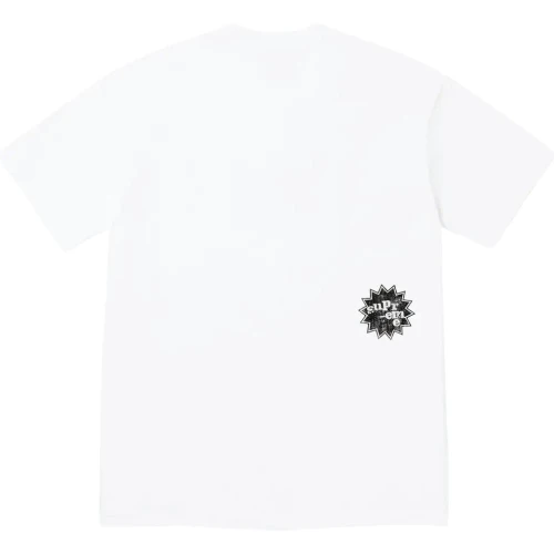 SUPREME WHITE GOD SAVE US TEE