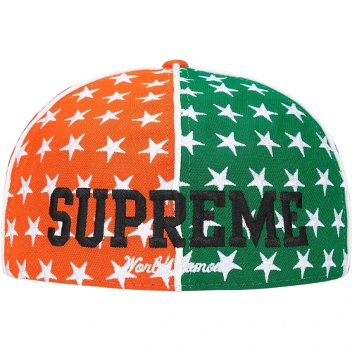SUPREME X MITCHELL & NESS TEAMS ORANGE FITTED