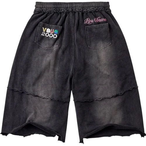 VALE FOREVER BLACK DIY USA SWEAT SHORTS