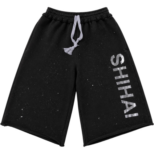 SHIHAI KASSORO ALUMINUM BLACK 3/4 SHORTS