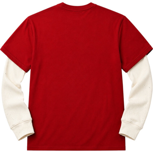 SHIHAI KASSORO AKAI SPLAT LAYERED L/S
